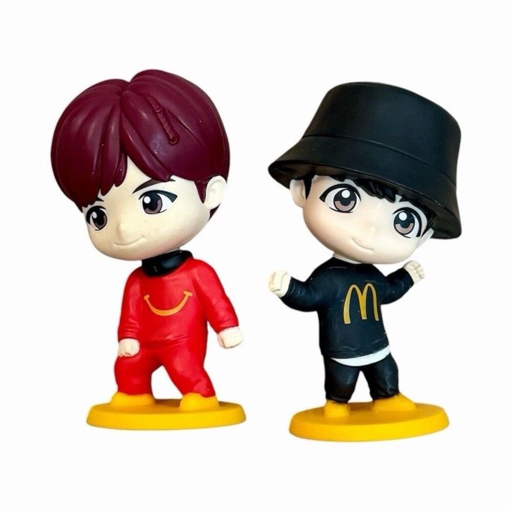 McDonald's BTS Meal Premium Mini Figures Lot of 2 Toys 2021 Ages 3+